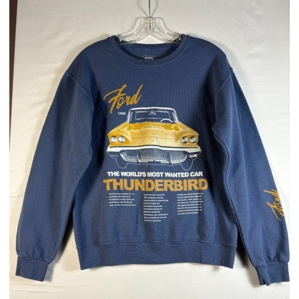 Ford Thunderbird Crewneck Sweatshirt‎ blue small